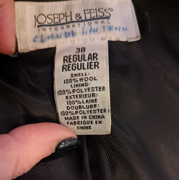 JOSEPH FEISS - Wool Overcoat - Picture 3 of 11